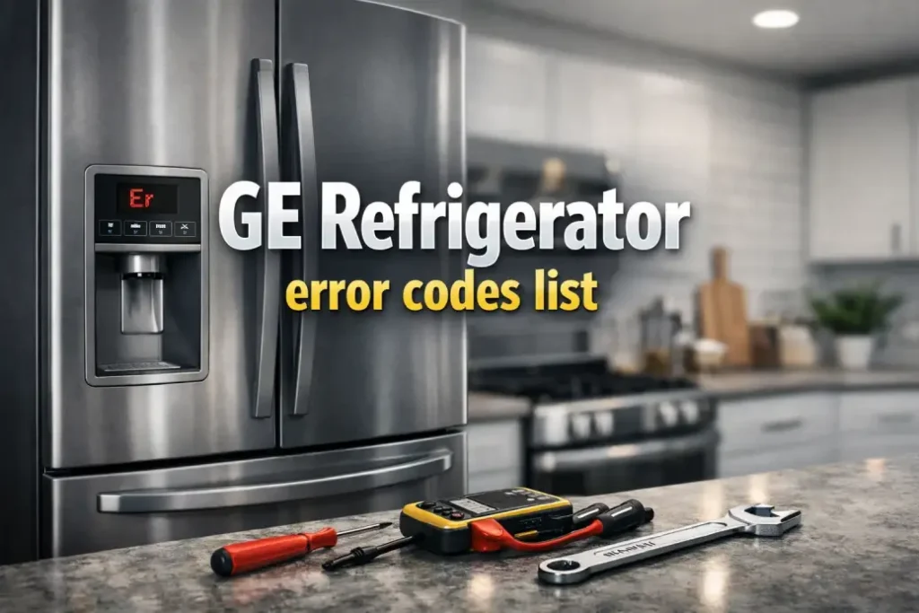 GE refrigerator error codes list