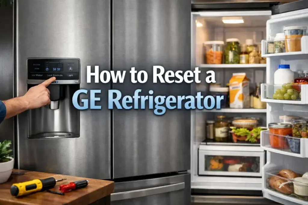 Learn how to reset a GE refrigerator in minutes. Follow simple power reset steps, control panel tips, and quick fixes if it’s not cooling.
